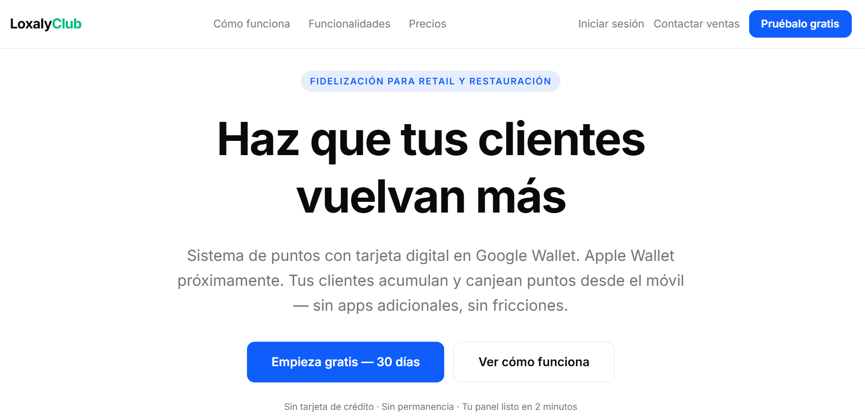 Lanzamiento Oficial: Simplifica la fidelización de tus clientes con LoxalyClub 🚀